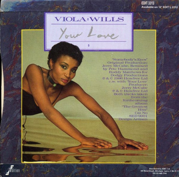 Viola Wills : Somebody's Eyes (Extended Version) (12")