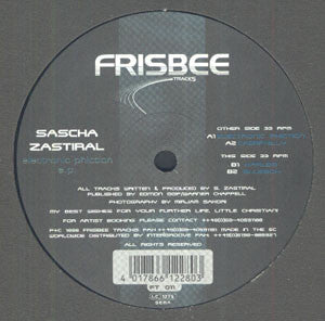 Sascha Zastiral : Electronic Phiction E.P. (12", EP)