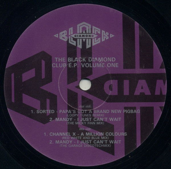 Various : The Black Diamond Club EP Volume 1 (12")