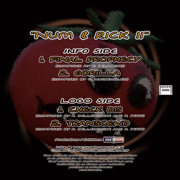 Num & Rick (2) : Check Dis (12")