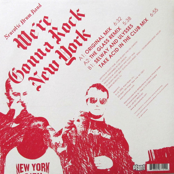 Neurotic Drum Band : We're Gonna Rock New York (12")