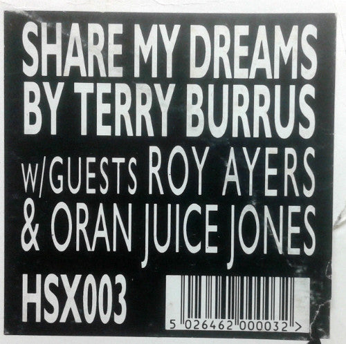 Terry Burrus : Share My Dreams / Hold On To Me (12")