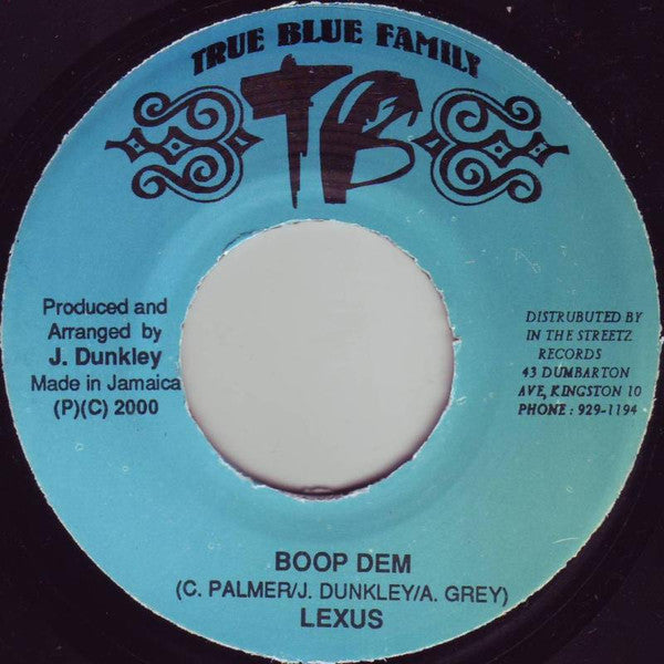 Lexus*, Power Man* : Boop Dem / Luv (7", Single)