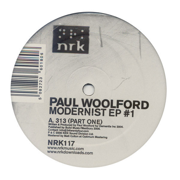 Paul Woolford : Modernist EP #1 (12", EP)