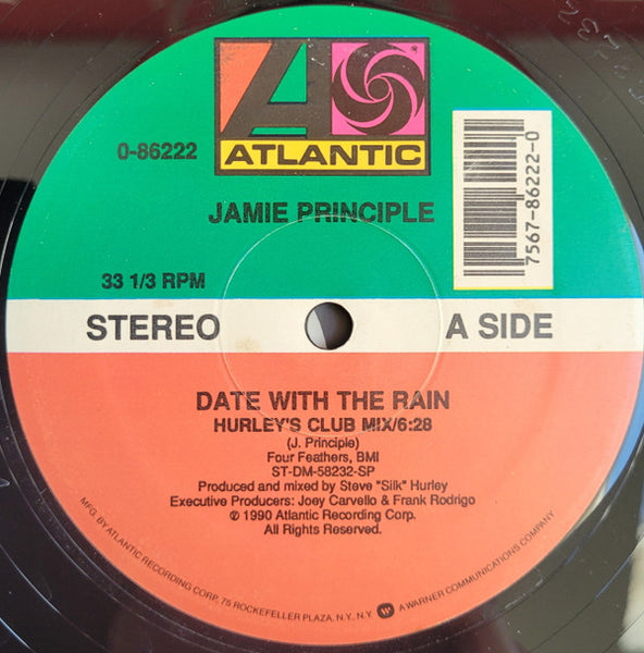 Jamie Principle : Date With The Rain (12")