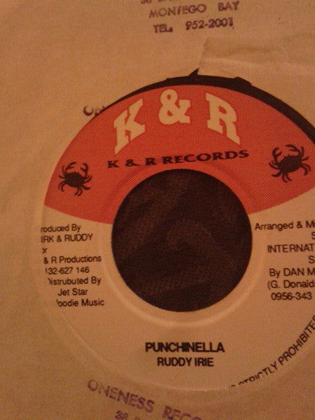Ruddy Irie : Punchinella (7")