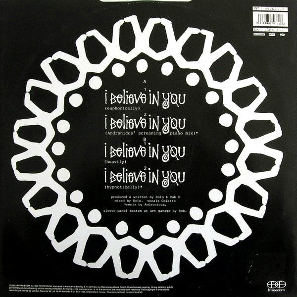 Our Tribe : I Believe In You (12")