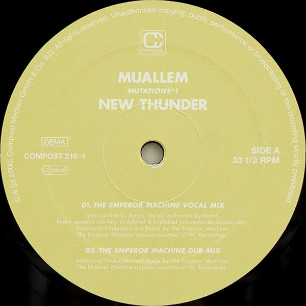 Muallem : Mutations°1 (12")