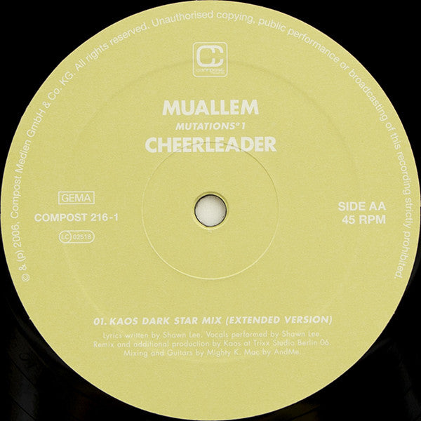 Muallem : Mutations°1 (12")