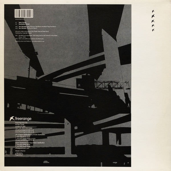 King Kooba : Static Society EP (12", EP)