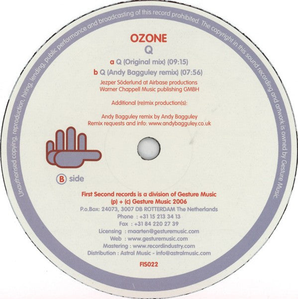 Ozone : Q (12")