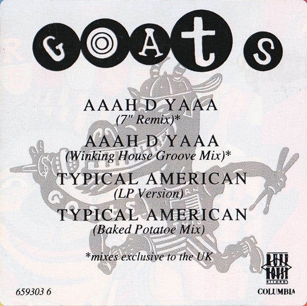 Goats* : Aaah D Yaaa (12", Single)