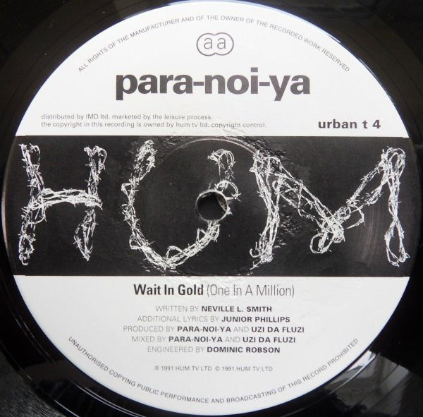 Para-Noi-Ya : Just To Dance (12")