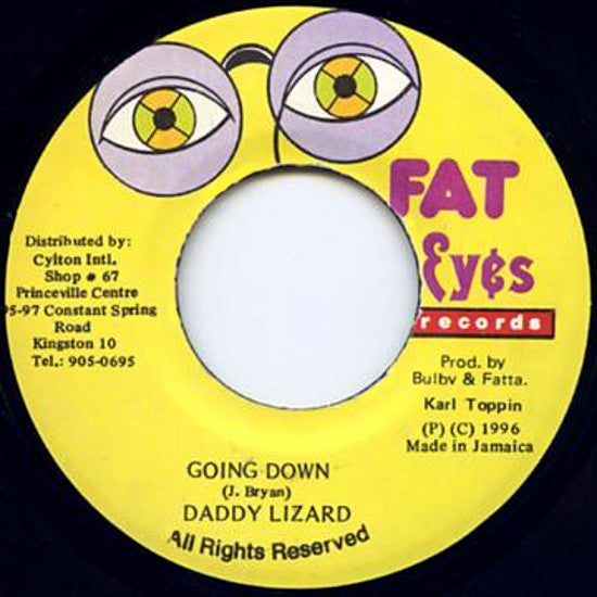 Daddy Lizard : Going Down (7", Single)