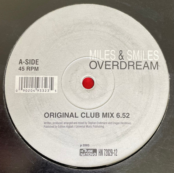 Miles & Smiles : Overdream (12")