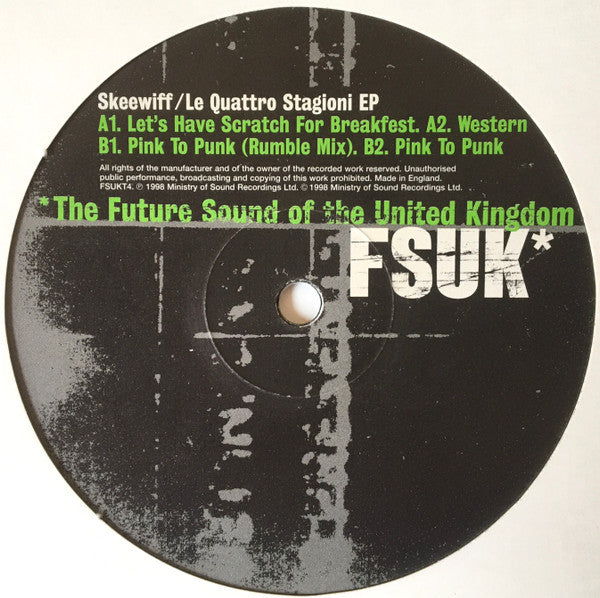 Skeewiff : Le Quattro Stagioni EP (12", EP, Promo)