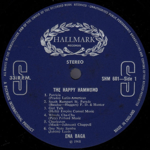 Ena Baga : The Happy Hammond (LP)