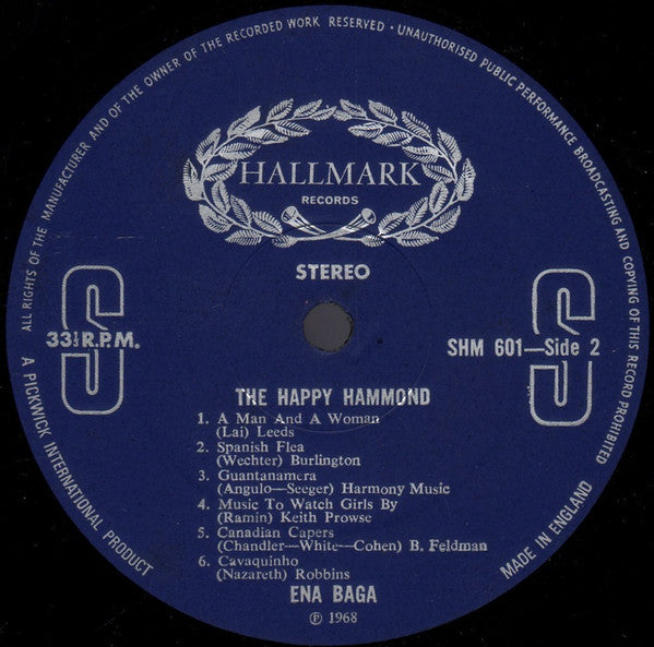 Ena Baga : The Happy Hammond (LP)