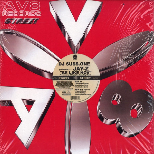 DJ Suss.One Presents.... Jay-Z : Be Like Hov (12")