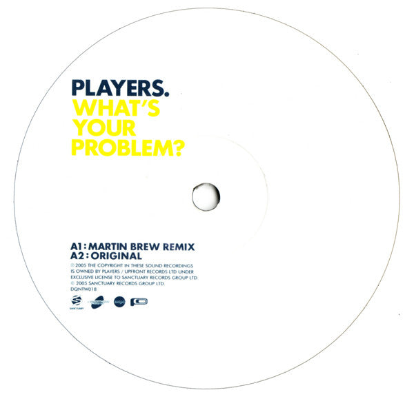 Players (2) : What's Your Problem? (12")