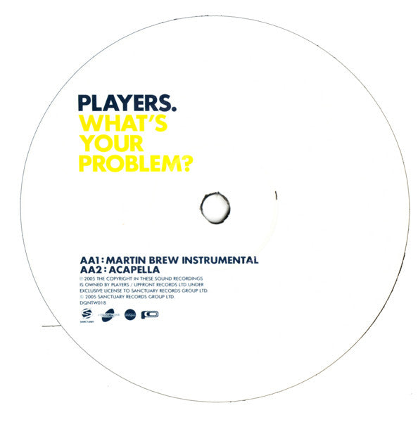 Players (2) : What's Your Problem? (12")