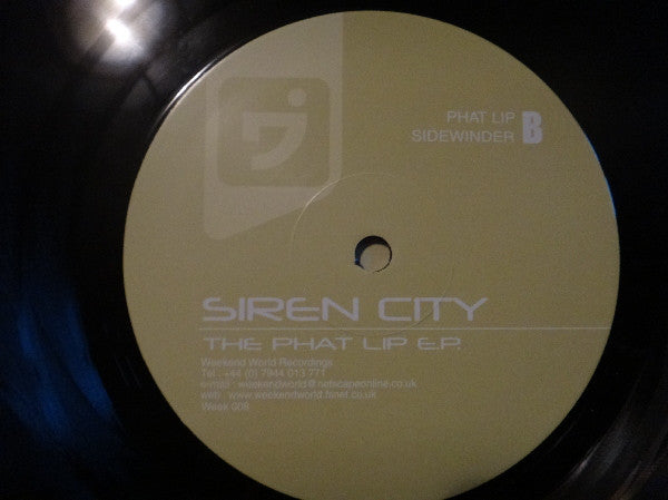 Siren City : The Phat Lip E.P. (12", EP)