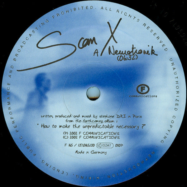 Scan X : Neurotronik / The Blade (12")