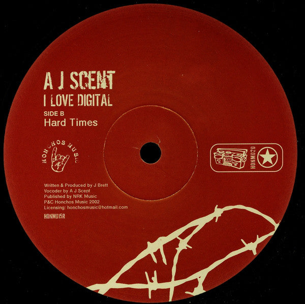 A J Scent* : I Love Digital (12", Ltd)