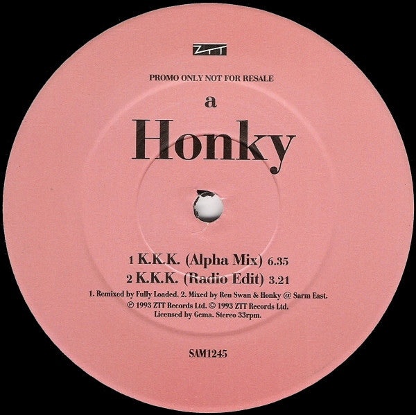 Honky : The Honky Doodle Day EP (12", EP, Promo)