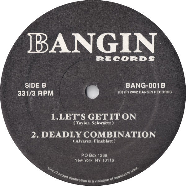 Notorious B.I.G. / 2Pac / Big L : Hypnotize / Let's Get It On / Deadly Combination (12", Unofficial)