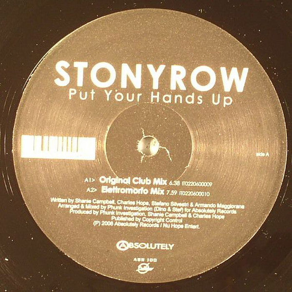 Stonyrow : Put Your Hands Up (12")