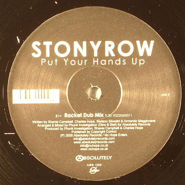 Stonyrow : Put Your Hands Up (12")