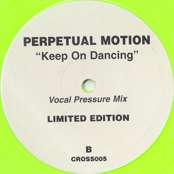 Perpetual Motion : Keep On Dancing (10", Single, Ltd, Gre)