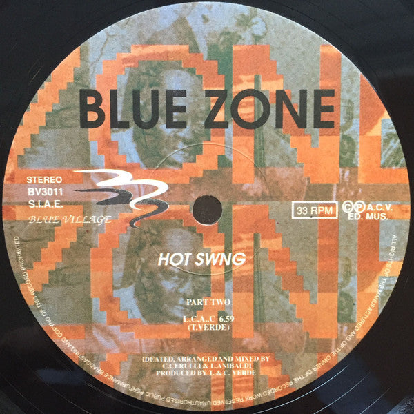 Blue Zone : Hot Swing (12")