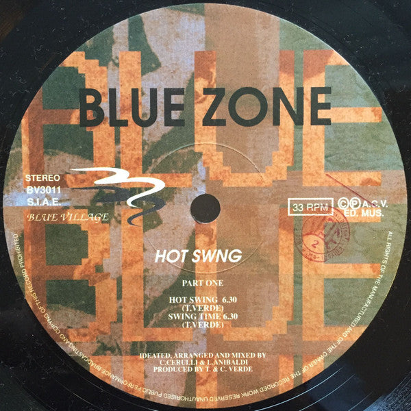 Blue Zone : Hot Swing (12")
