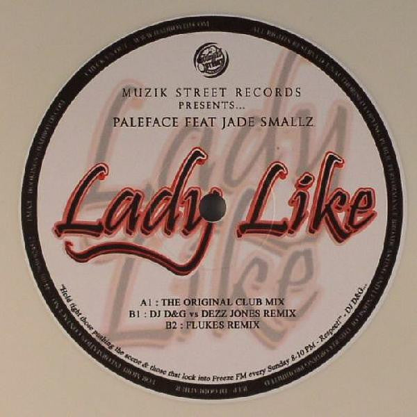 Paleface* Feat. Jade Smallz : Lady Like (12", Ltd, Whi)