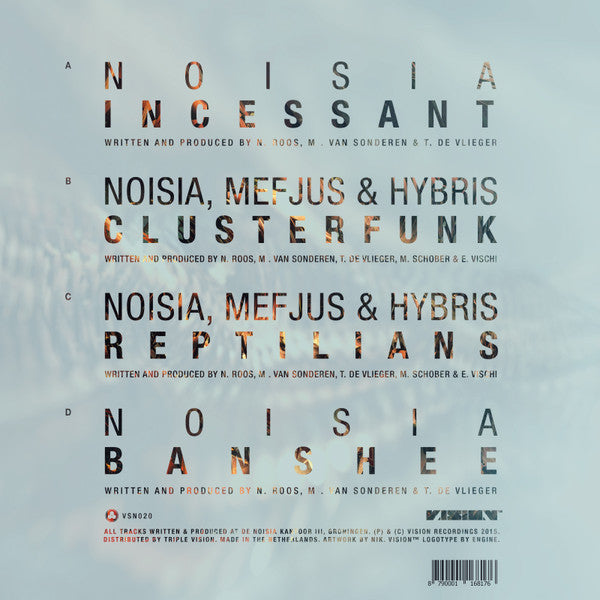 Noisia : Incessant EP (2x12", EP)