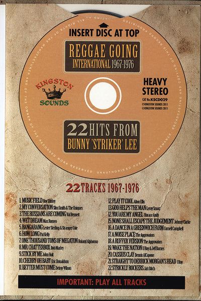 Various : Reggae Going International 1967-1976 (The Bunny 'Striker' Lee Story) (CD, Comp, Boo)