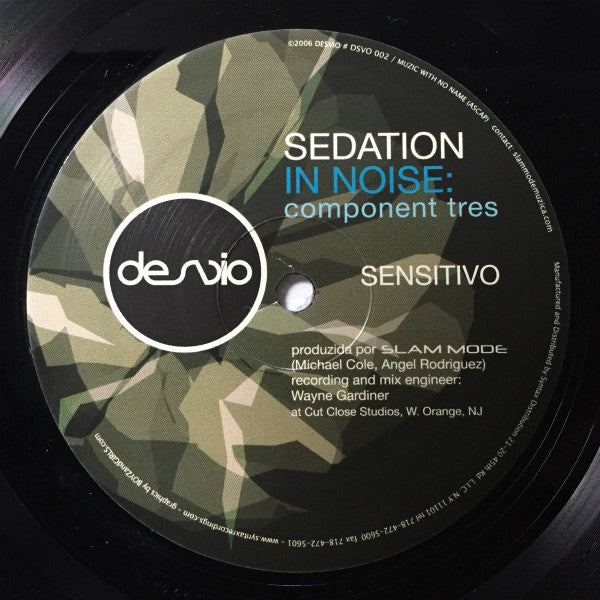 Slam Mode : Sedation In Noise: Component Tres (12")