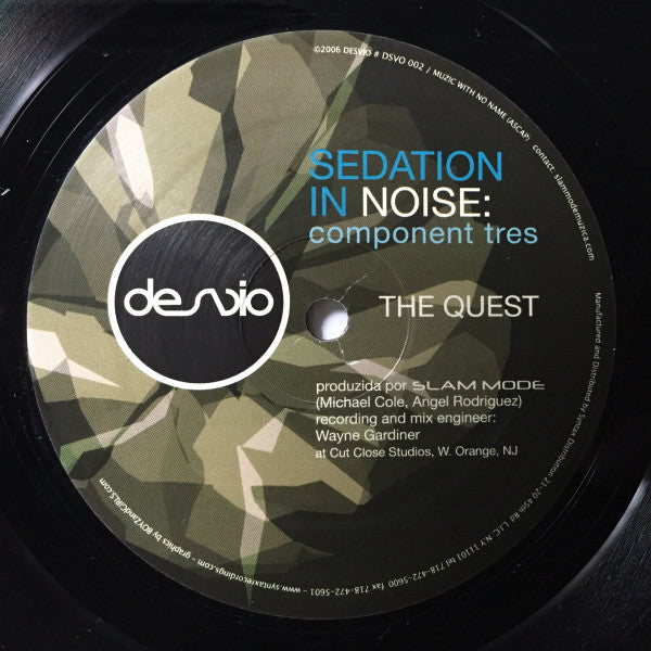 Slam Mode : Sedation In Noise: Component Tres (12")