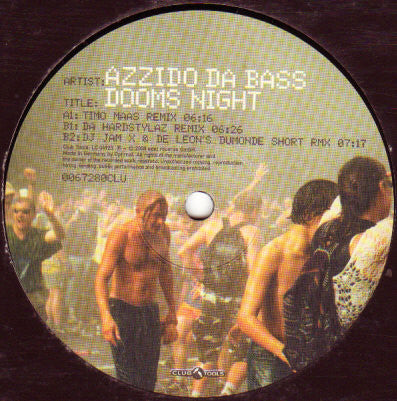 Azzido Da Bass : Dooms Night (12")