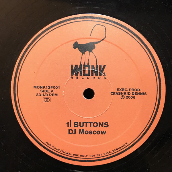 DJ Moscow : Buttons (12", M/Print, Promo)