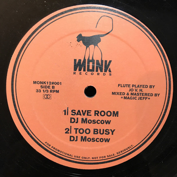 DJ Moscow : Buttons (12", M/Print, Promo)