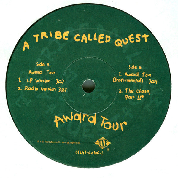 A Tribe Called Quest : Award Tour (12", Single)