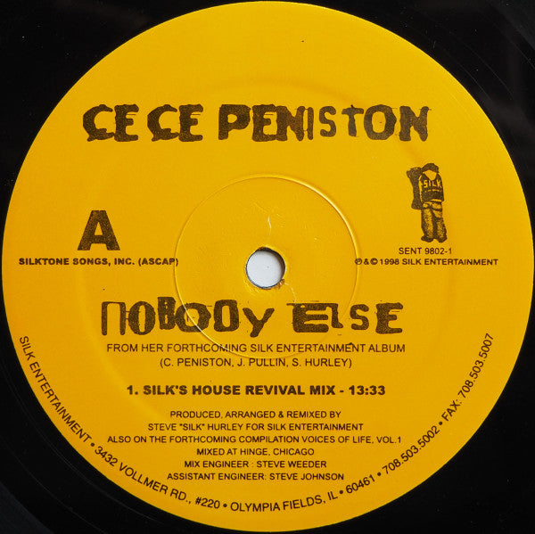 Ce Ce Peniston : Nobody Else (12")
