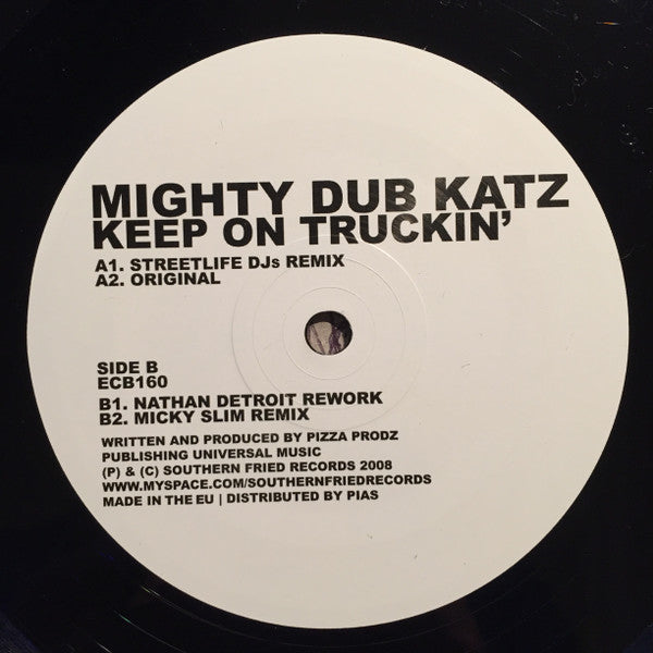 Mighty Dub Katz : Keep On Truckin' (12", Single, Die)