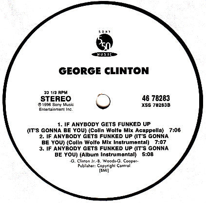 George Clinton & The P-Funk Allstars* : If Anybody Gets Funked Up (It's Gonna Be You) (12")