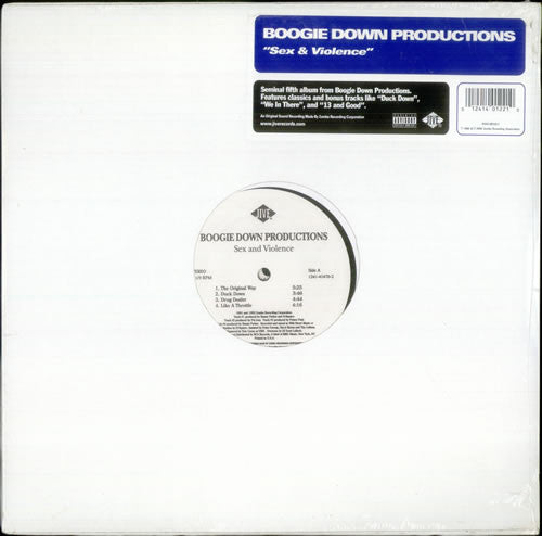 Boogie Down Productions : Sex And Violence (2xLP, Album, RE)