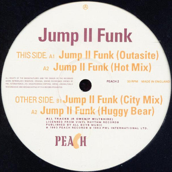 Jump II Funk : Jump II Funk (12")