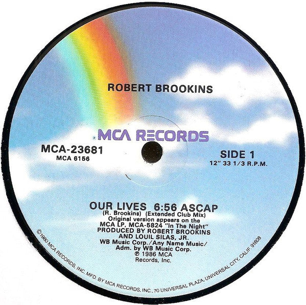 Robert Brookins : Our Lives (12")